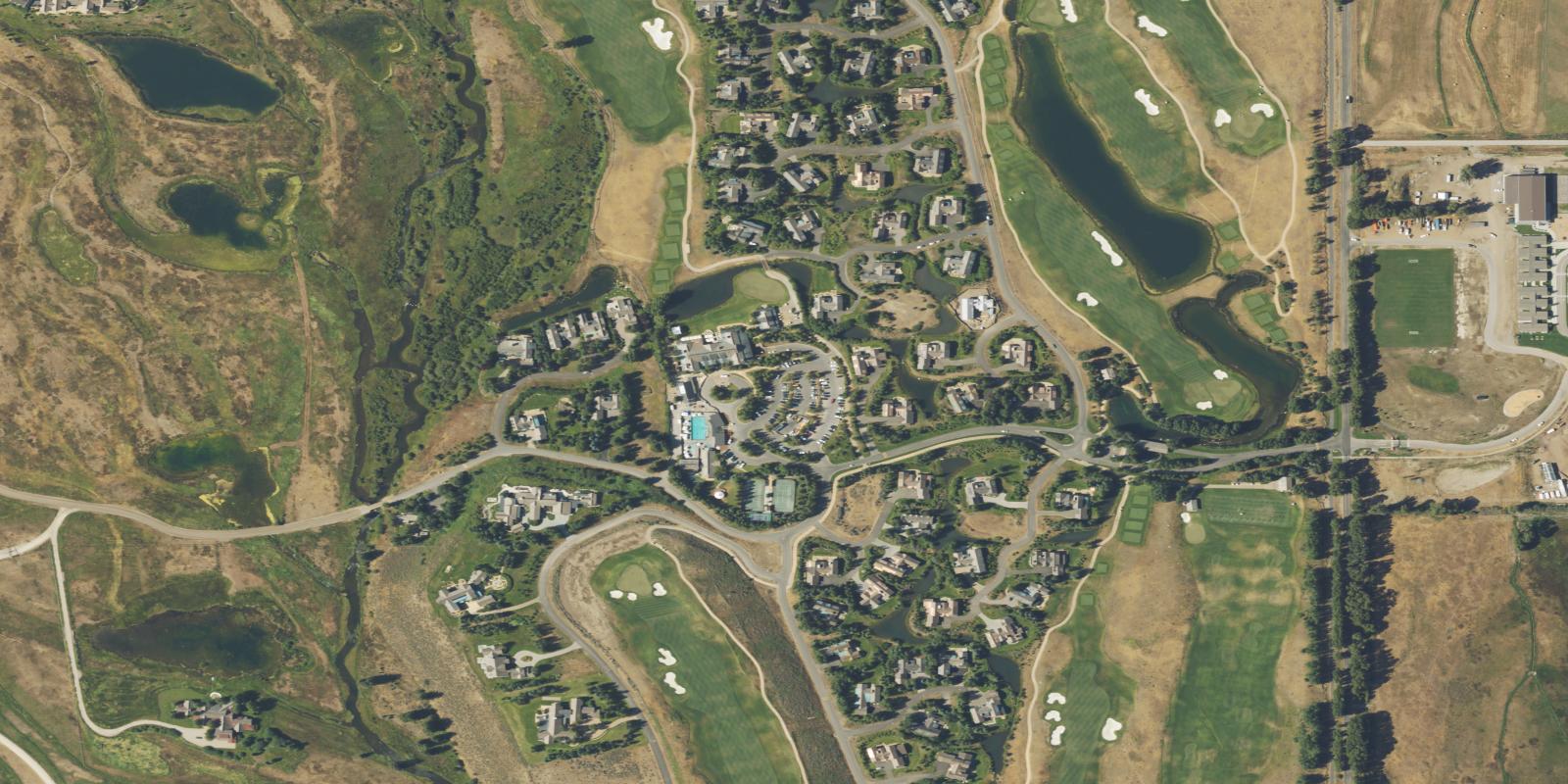 Satellite view of 3 Creek Ranch Golf Club