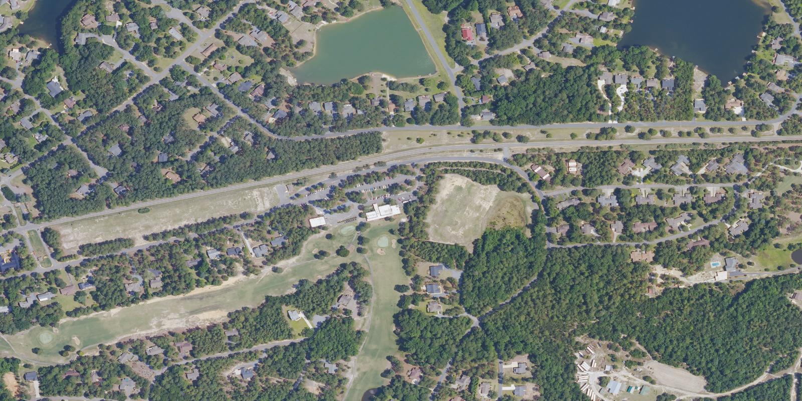 Satellite view of 7 Lakes Golf Club