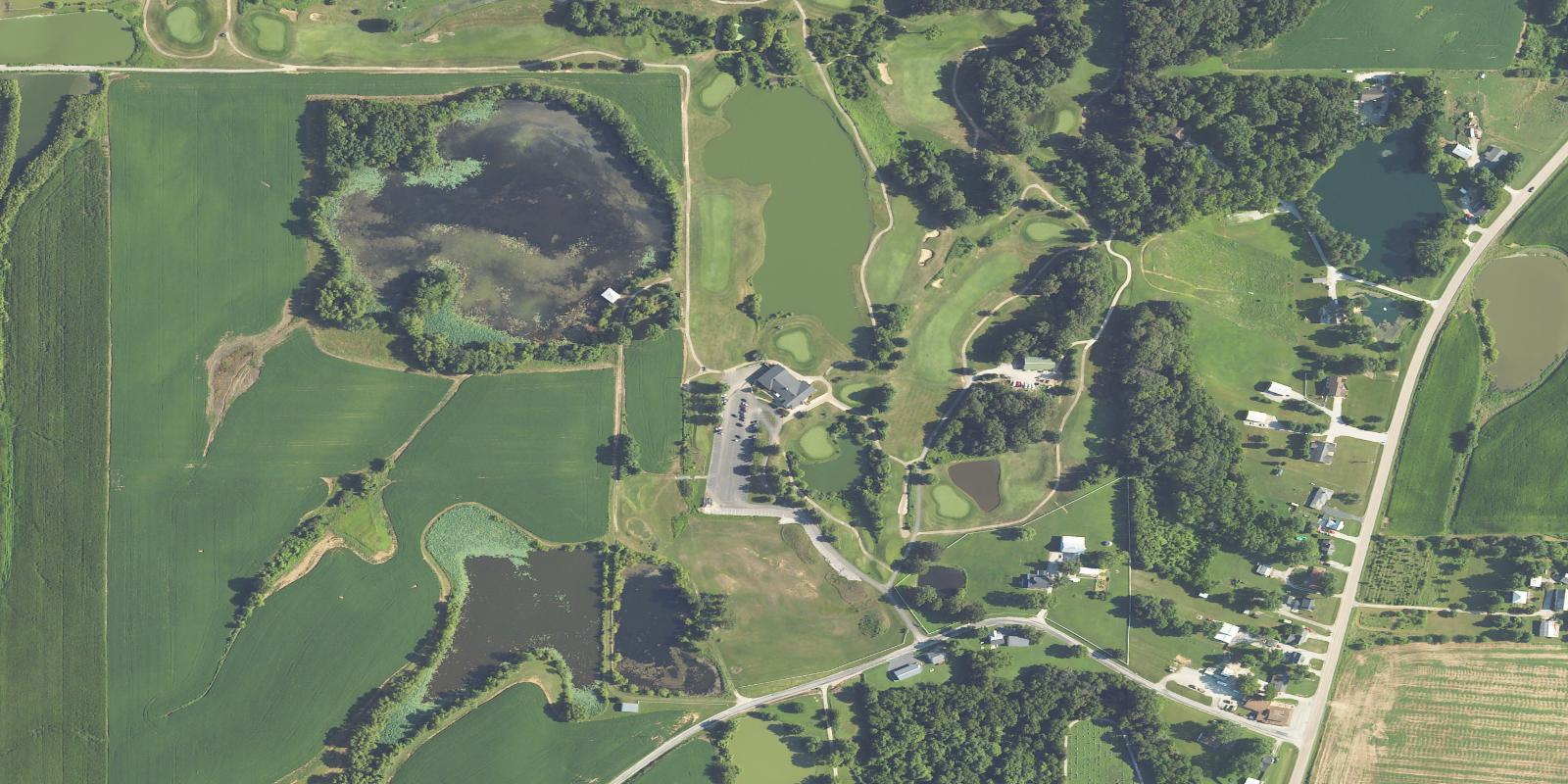 Satellite view of Acorns Golf Links