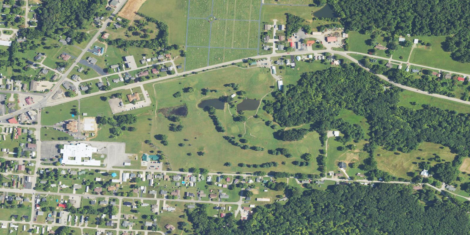 Satellite view of Adams County Country Club