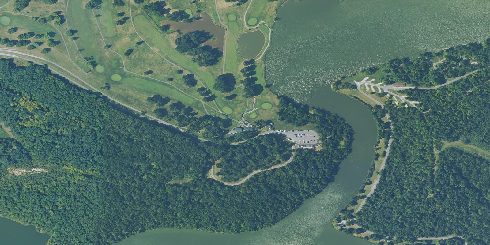Satellite view of AJ Jolly Golf Course