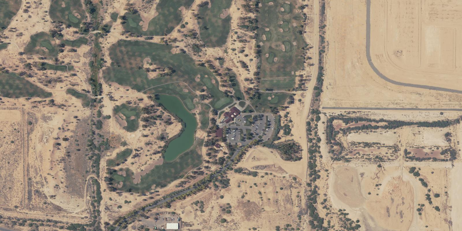 Satellite view of Ak-Chin Southern Dunes Golf Club