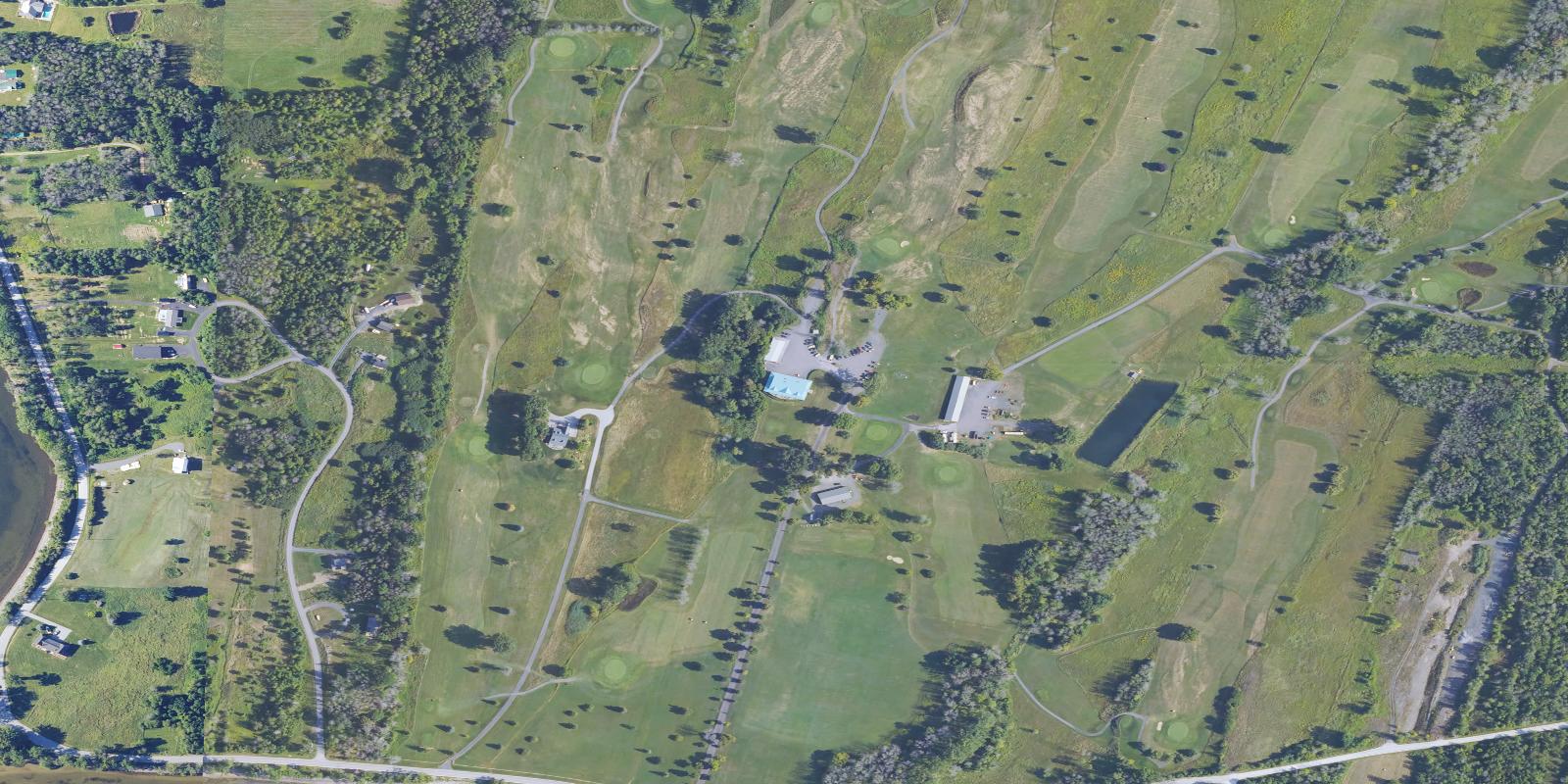 Satellite view of Alburg Golf Links