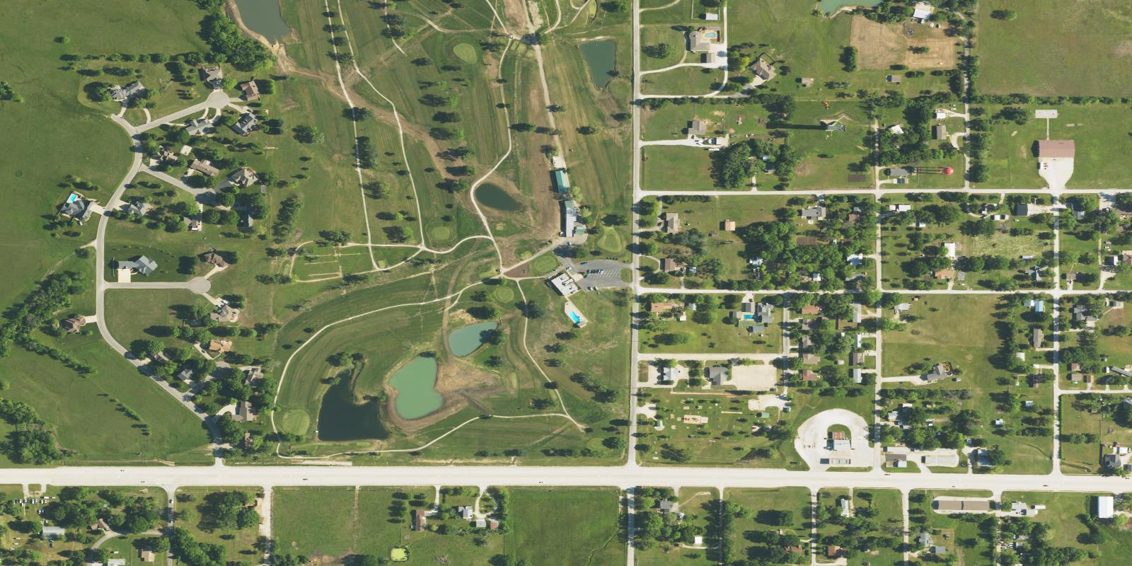 Satellite view of Allen County Country Club
