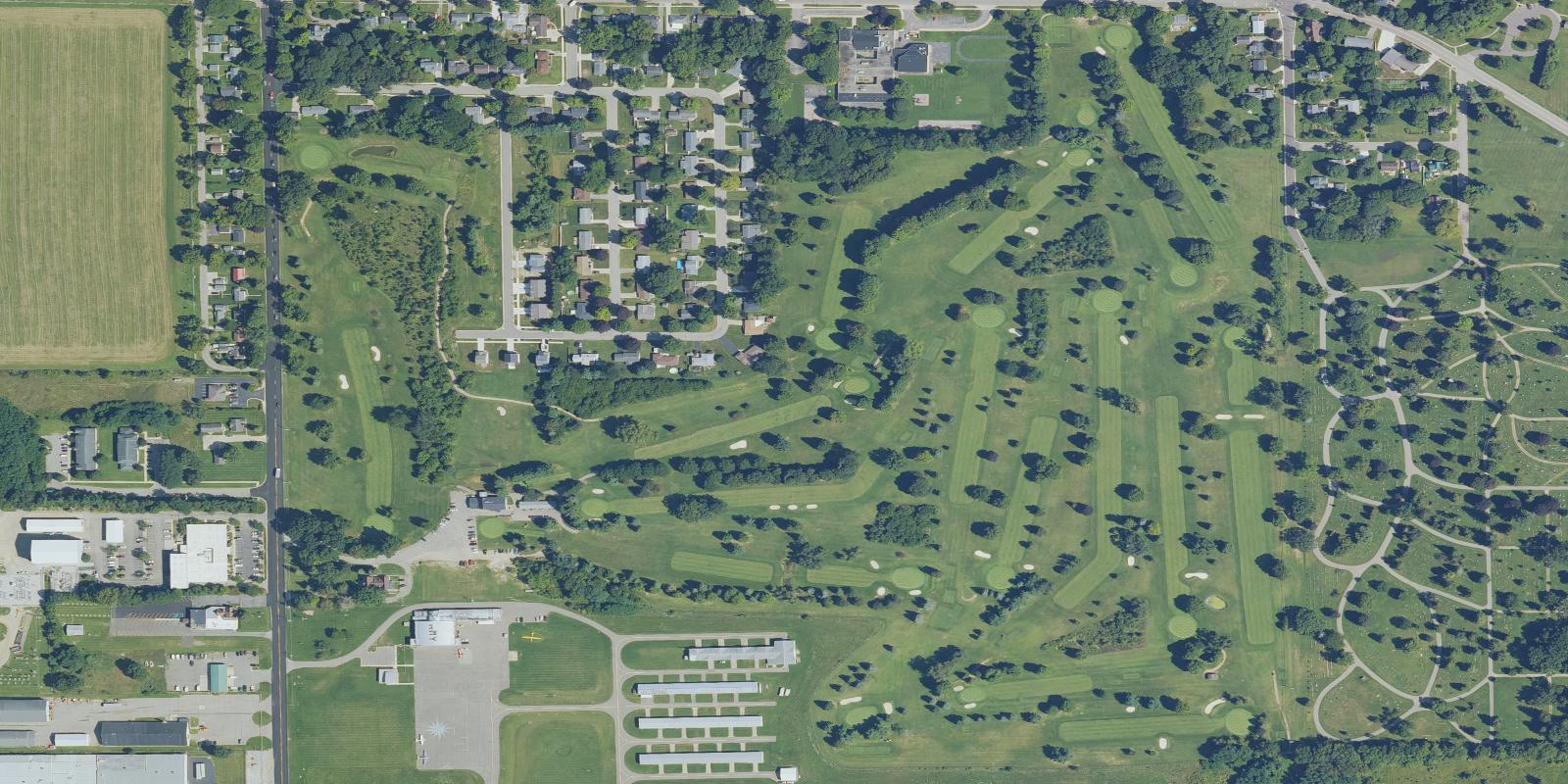 Satellite view of Alwyn Downs Golf Club
