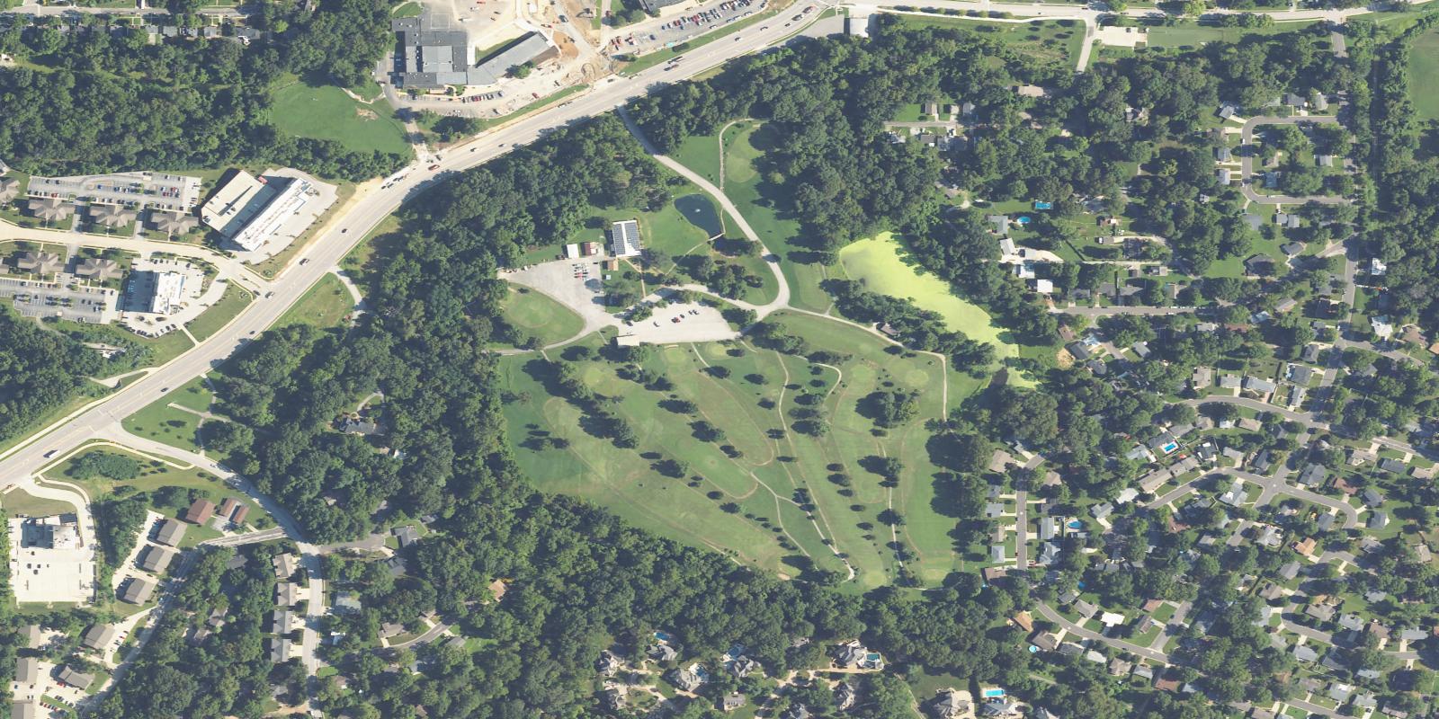 Satellite view of American Legion Golf Course