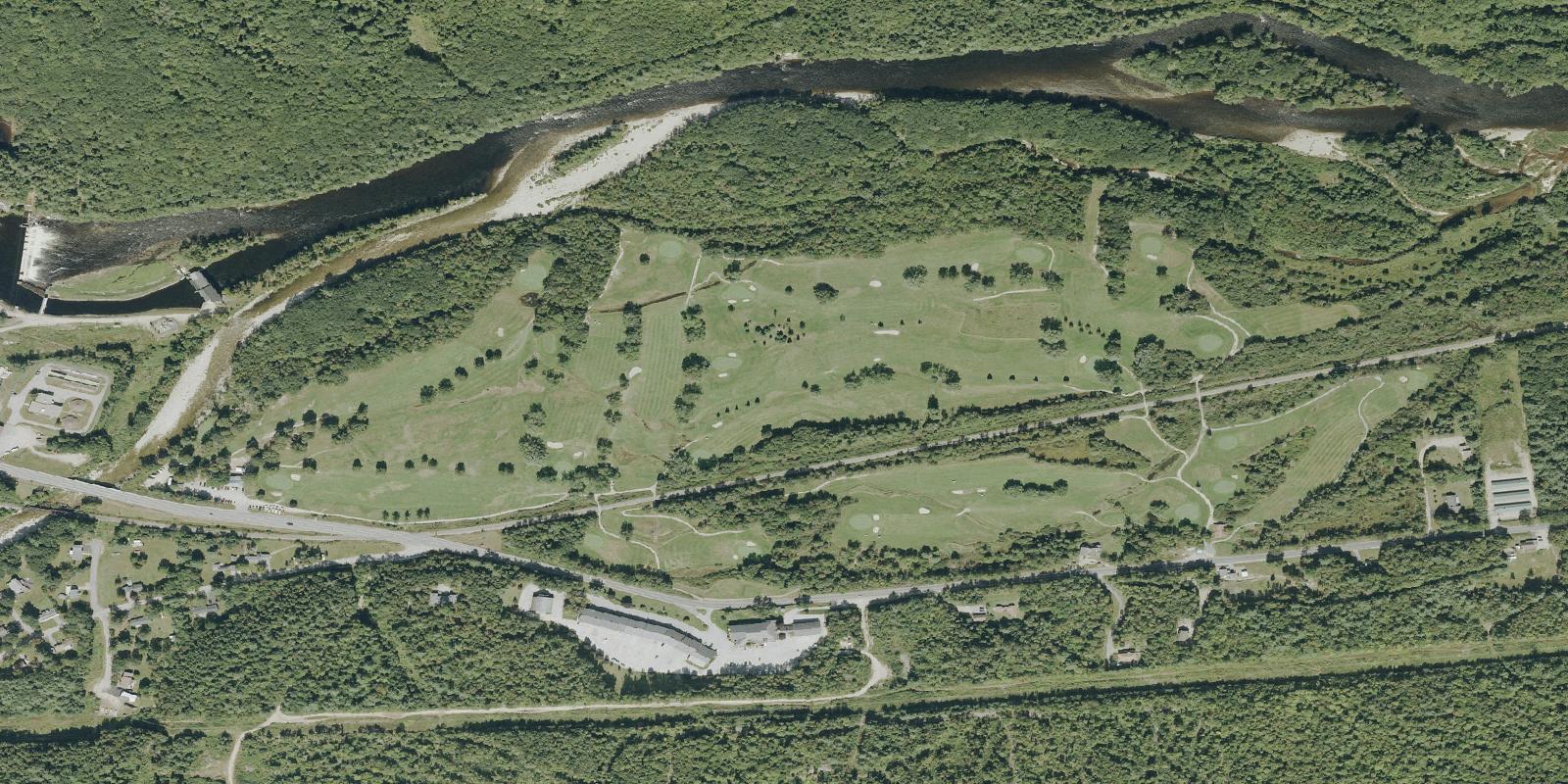Satellite view of Androscoggin Valley Country Club