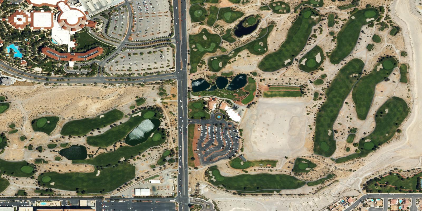 Satellite view of Angel Park Golf Club - Cloud Nine