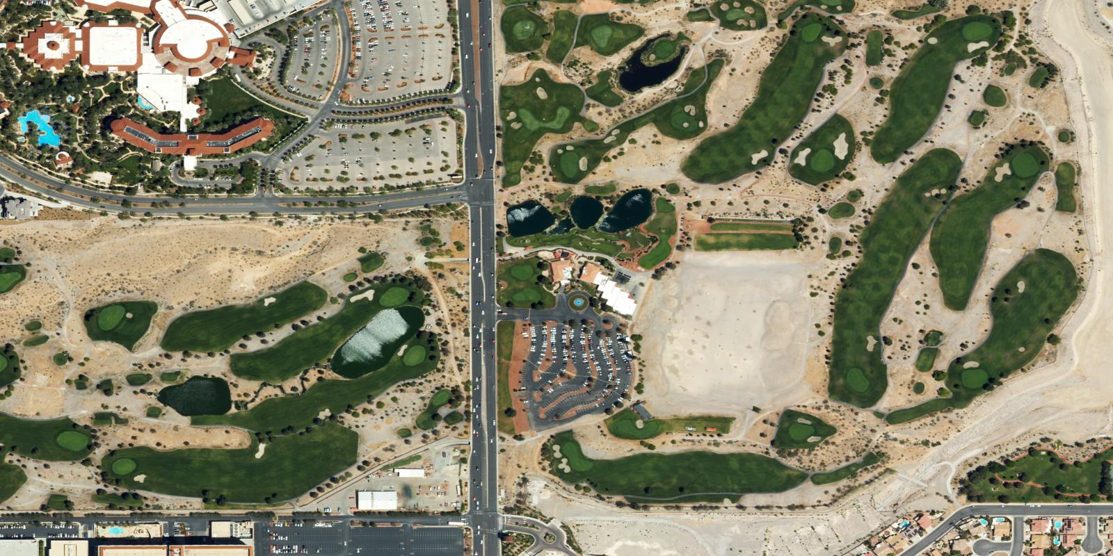 Satellite view of Angel Park Golf Club - Palm Course