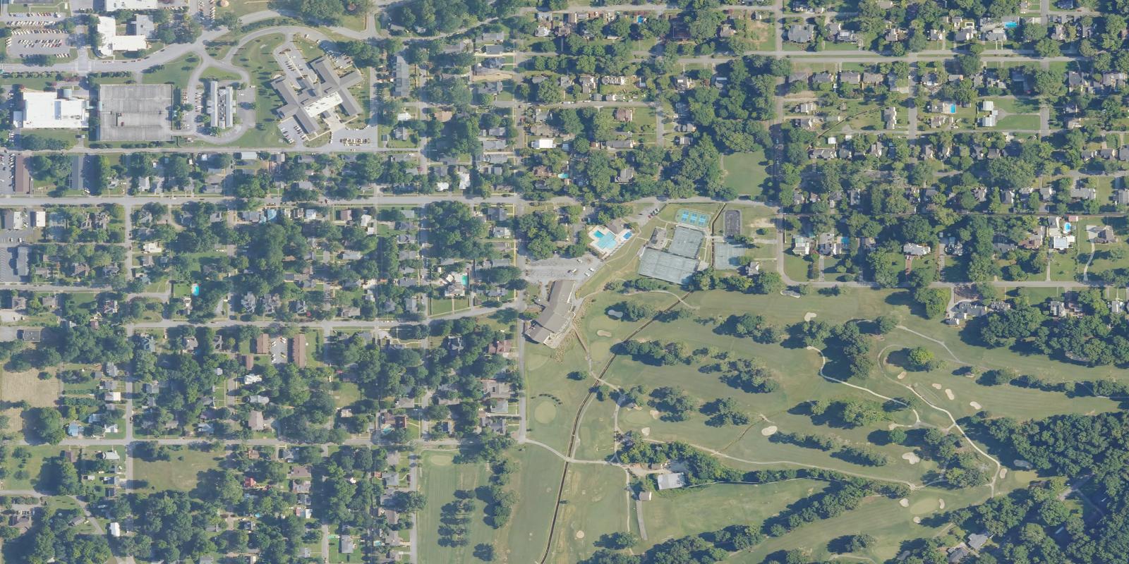 Satellite view of Anniston Country Club