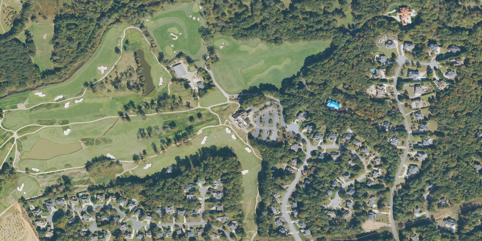 Satellite view of Ansley Golf Club At Settindown Creek