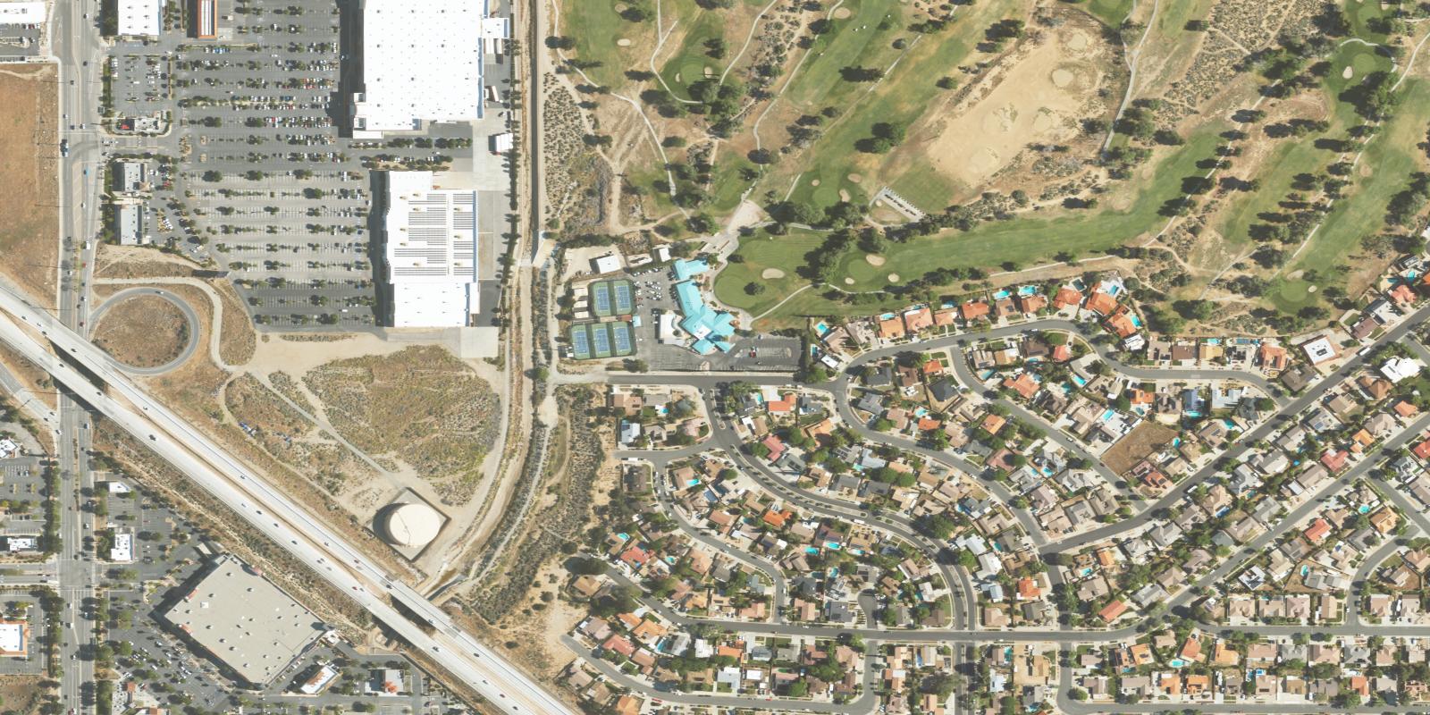 Satellite view of Antelope Valley Golf