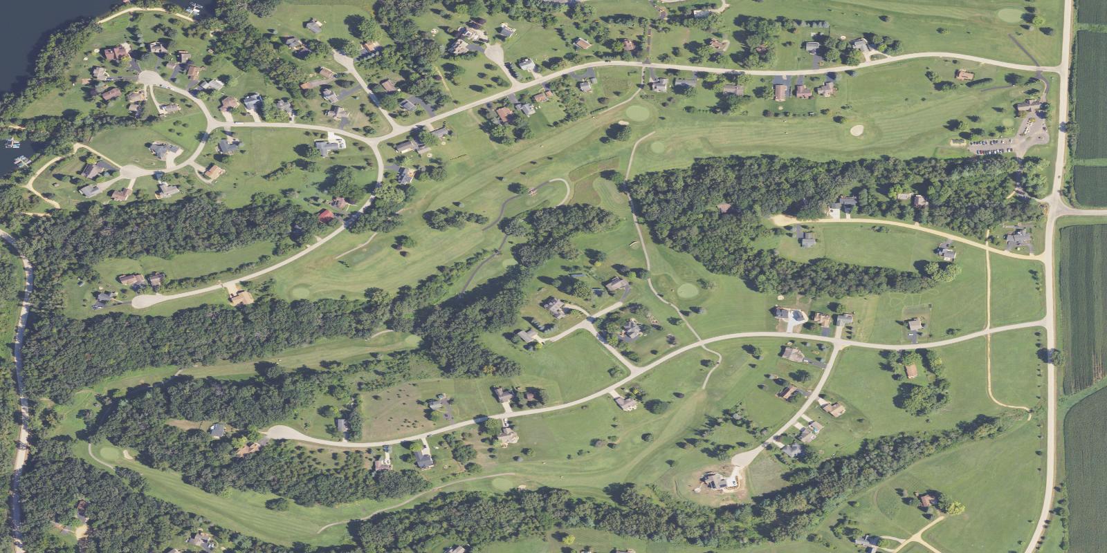 Satellite view of Apple Canyon Lake Golf Course