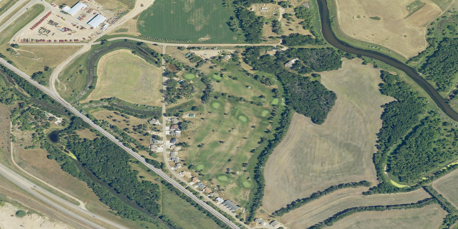 Satellite view of Apple Grove Golf Course