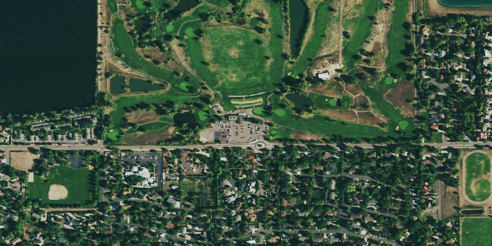 Satellite view of Applewood Golf Course