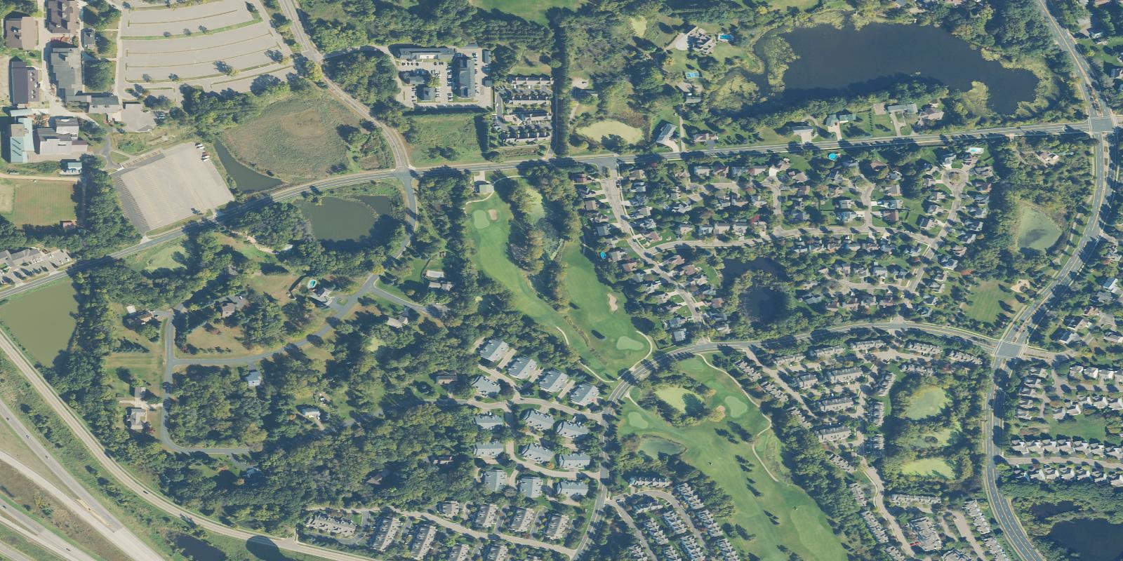 Satellite view of Arbor Pointe Golf Club