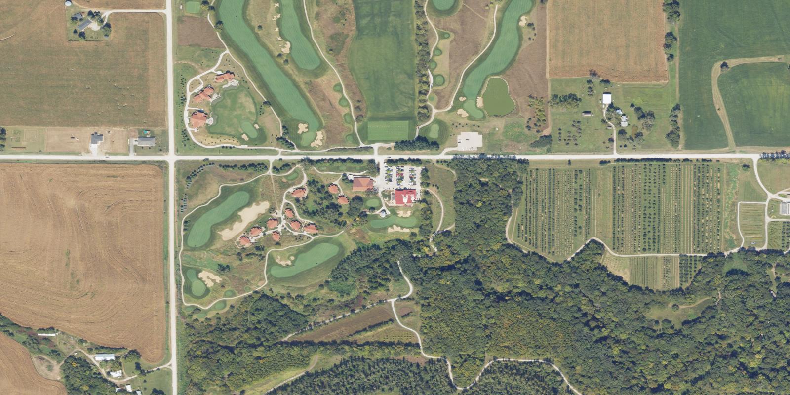 Satellite view of ArborLinks Golf Course