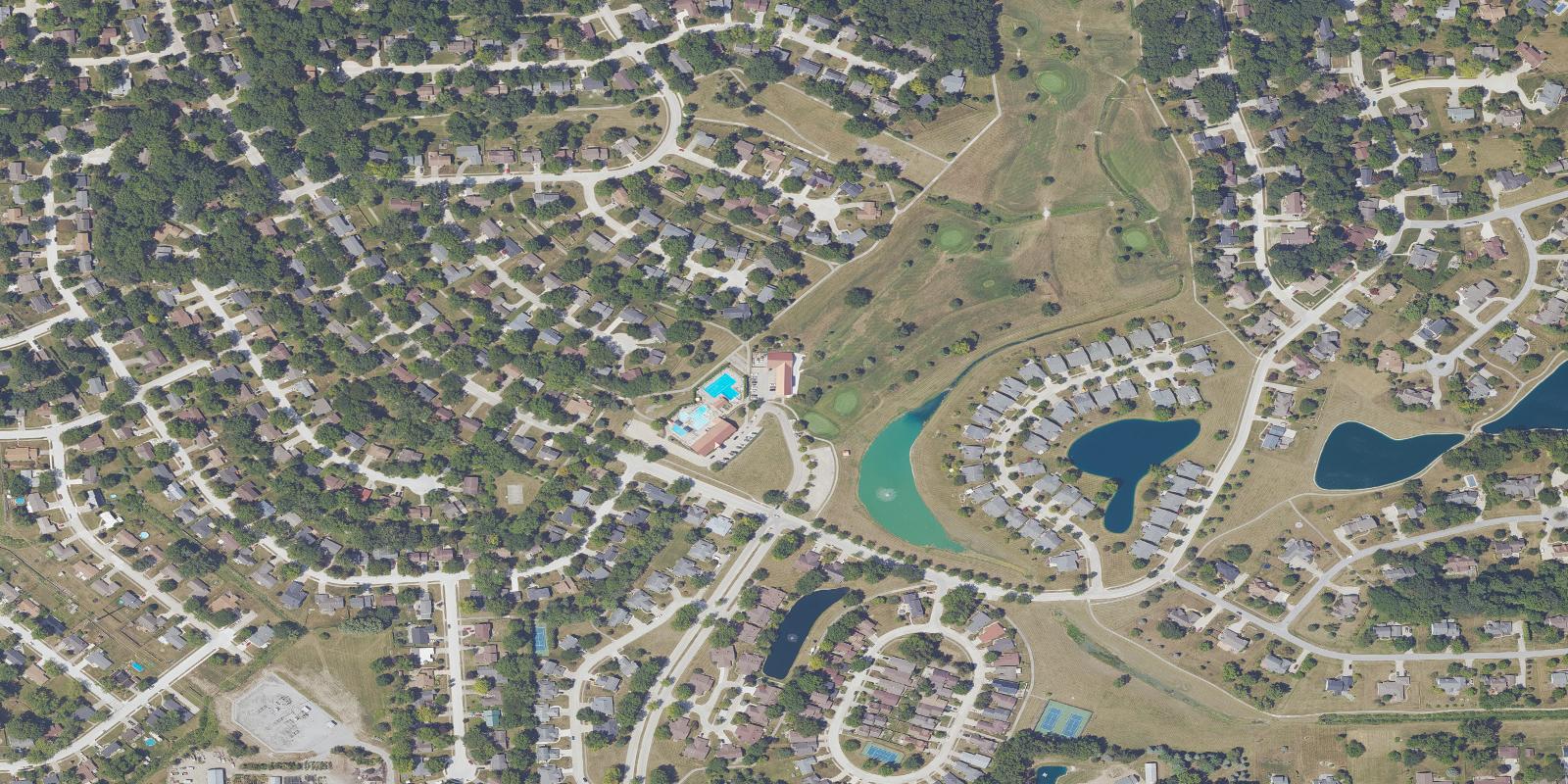 Satellite view of Arlington Park Golf Club