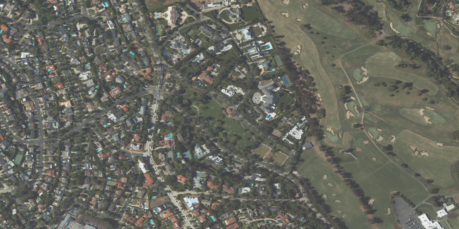 Satellite view of Armand Hammer/Holmby Park Pony Golf Course