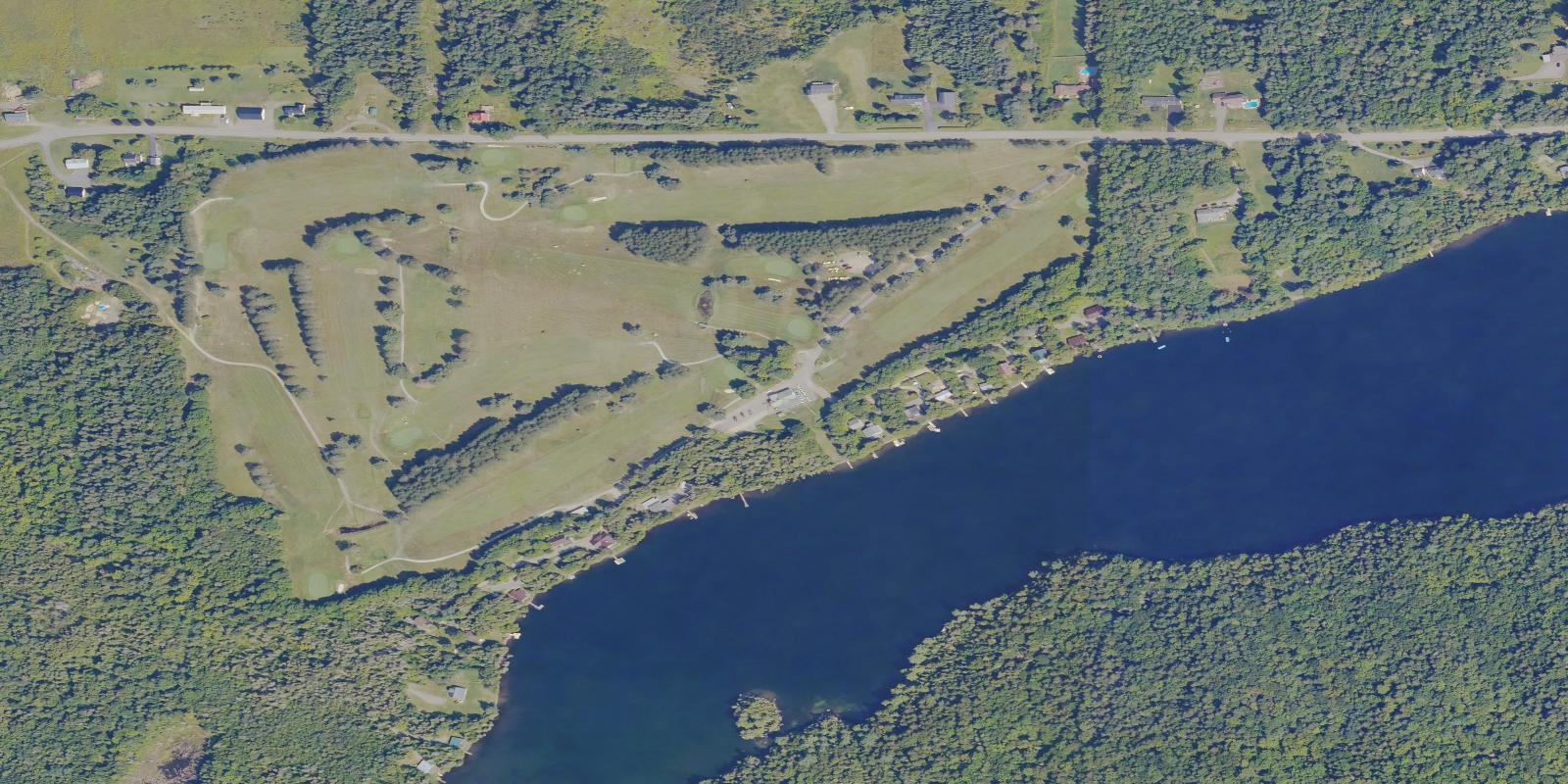 Satellite view of Aroostook Valley Country Club
