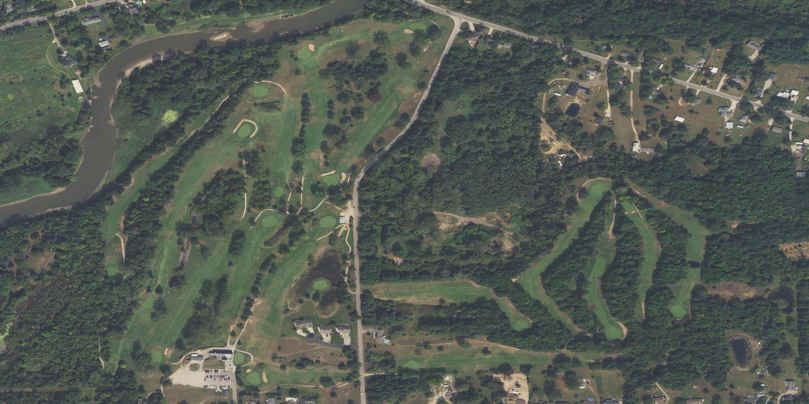 Satellite view of Arrowhead Golf Club