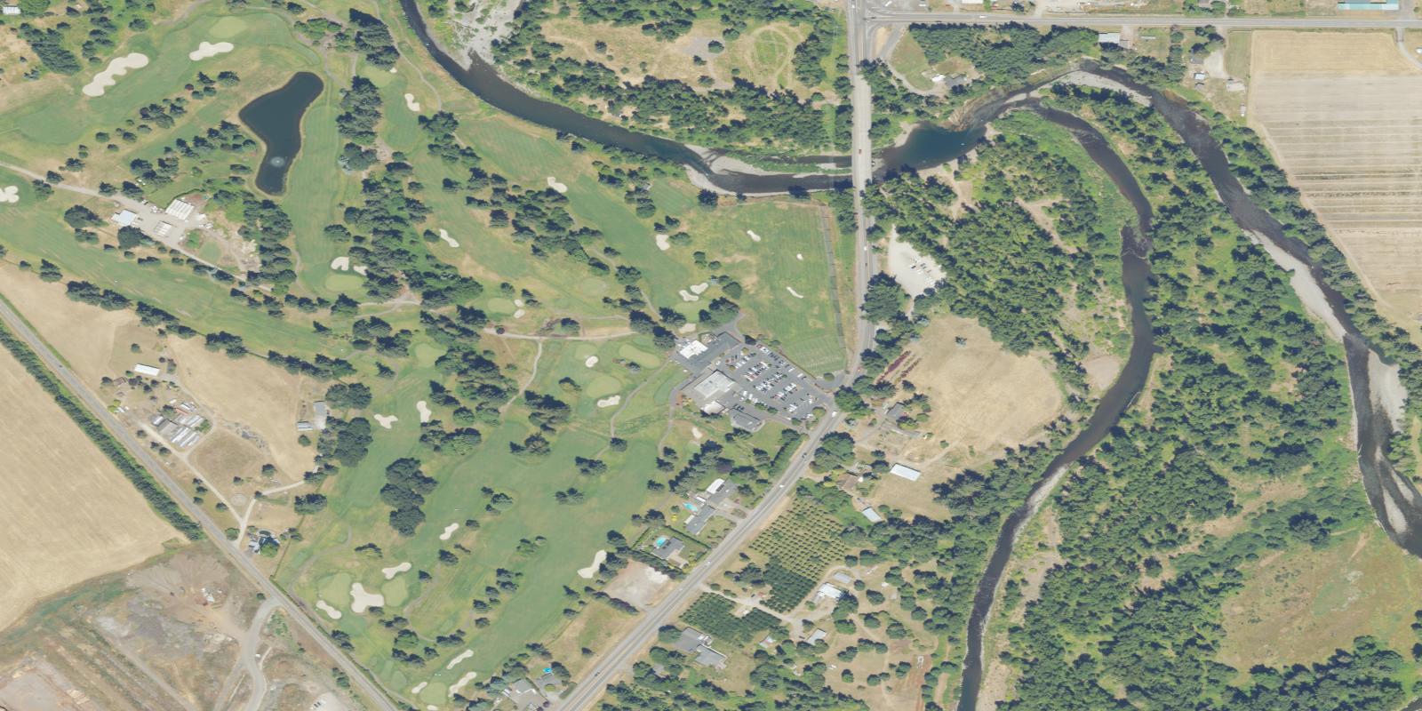 Satellite view of Arrowhead Golf Club