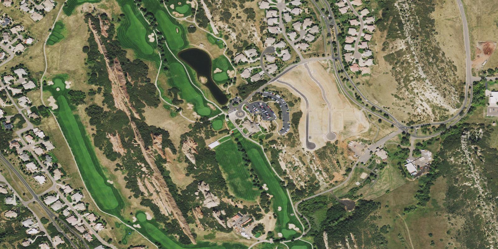 Satellite view of Arrowhead Golf Club