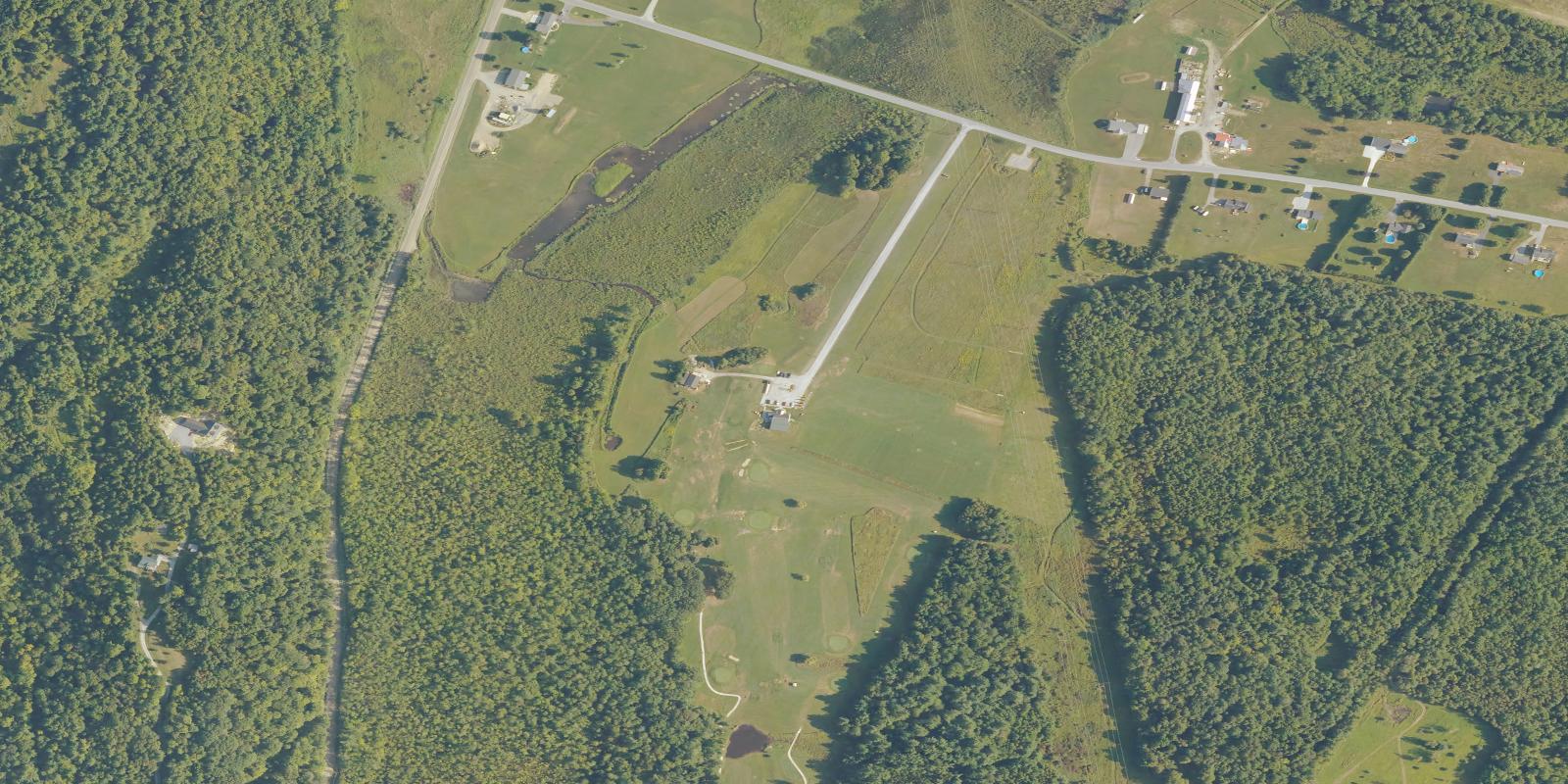 Satellite view of Arrowhead Golf Course