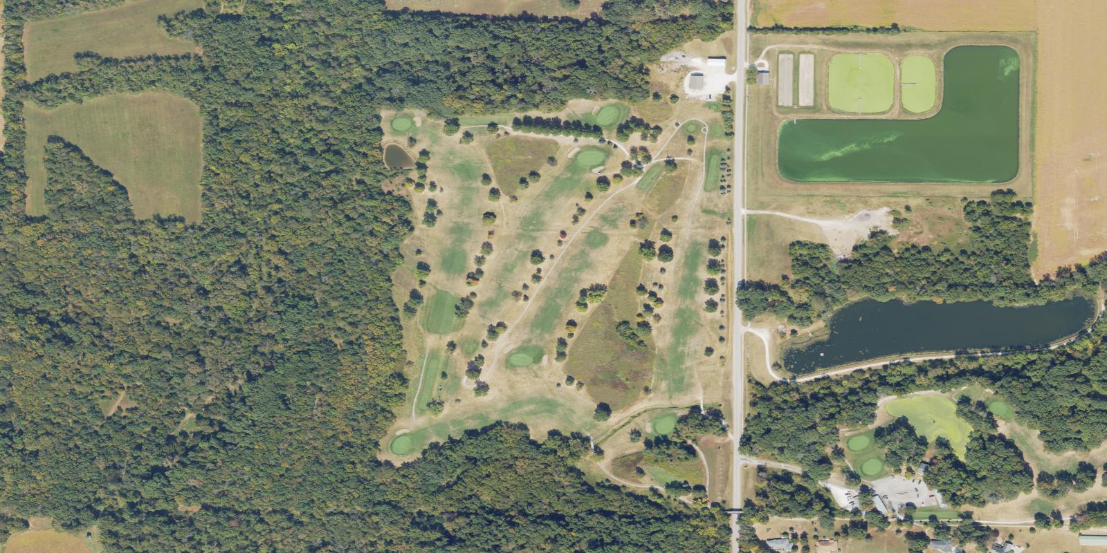 Satellite view of Arrowhead Heights Golf Course