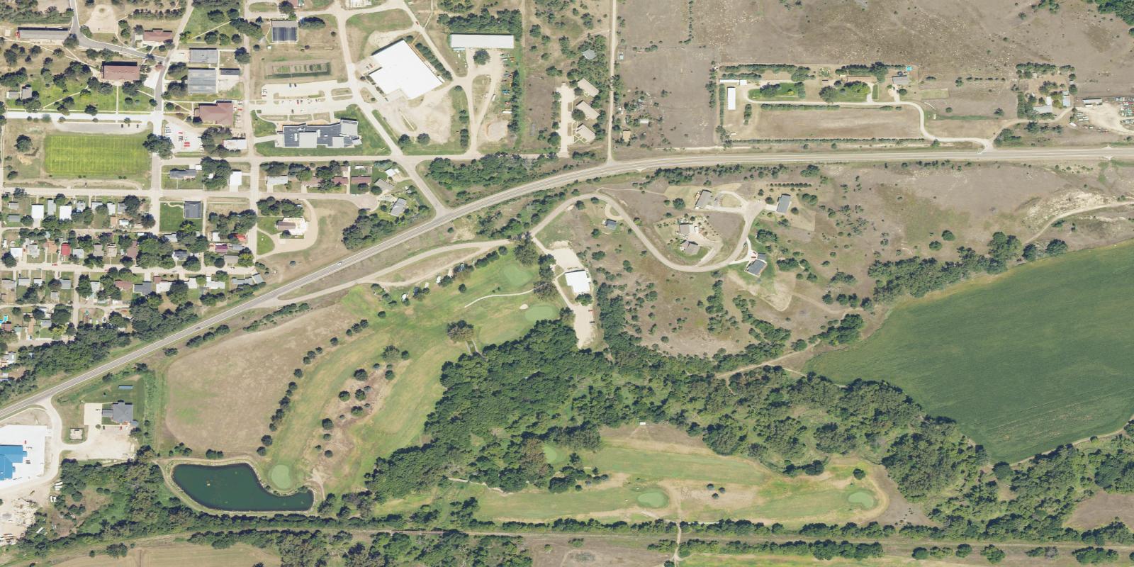 Satellite view of Arrowhead Meadows Golf & Rec.