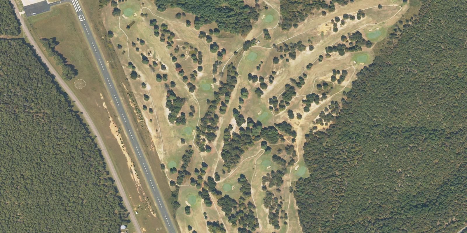 Satellite view of Arrowhead State Park Golf Course