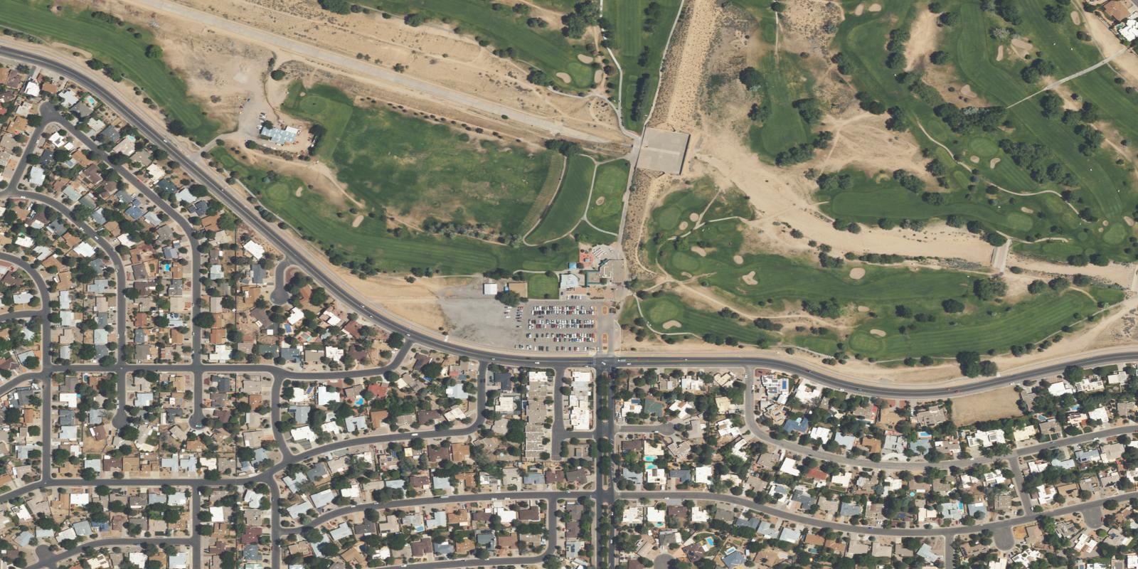 Satellite view of Arroyo Del Oso Golf Course