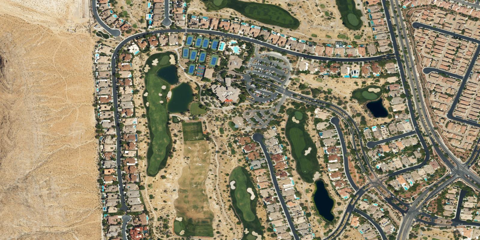 Satellite view of Arroyo Golf Club at Red Rock