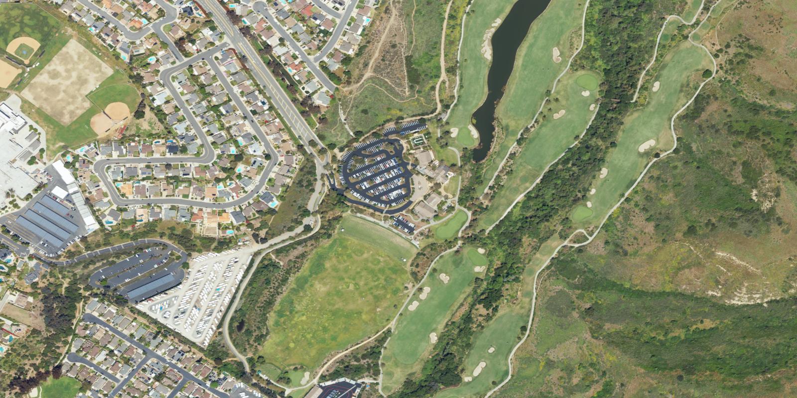 Satellite view of Arroyo Trabuco Golf Club