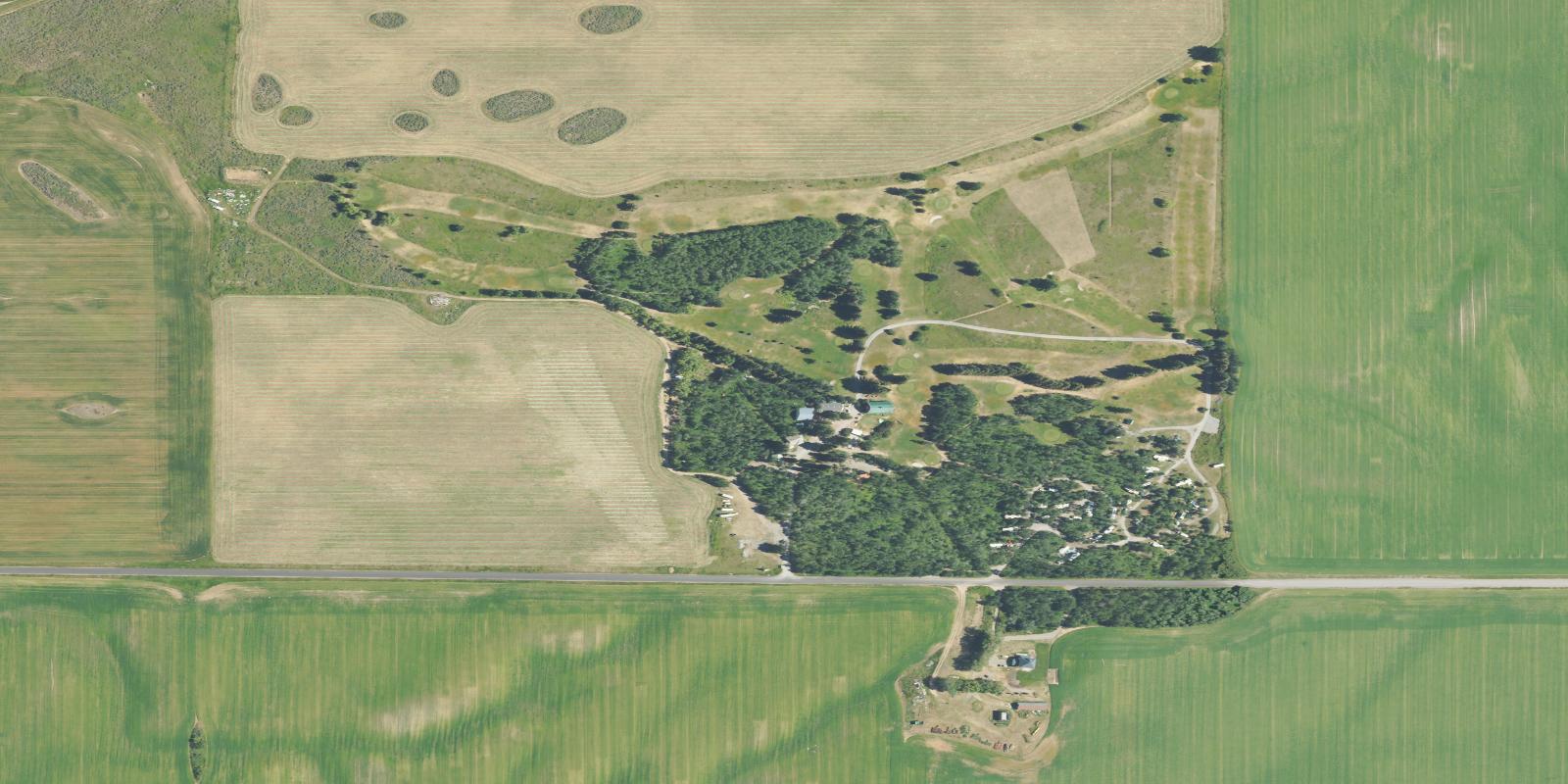 Satellite view of Aspen Acres Golf Course