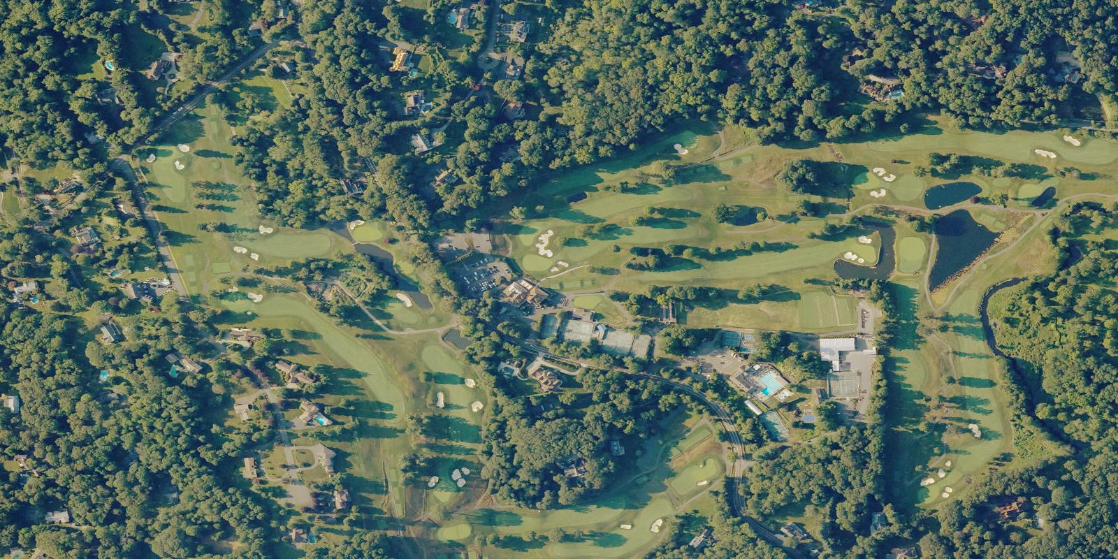 Satellite view of Aspetuck Valley Country Club