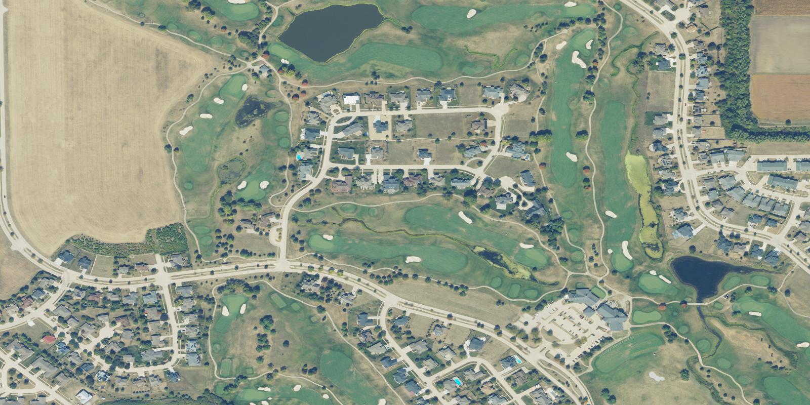 Satellite view of Atkins Golf Club at the University of Illinois