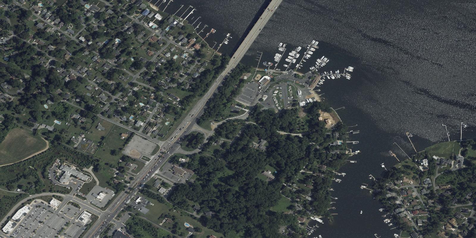 Satellite view of Atlantic Golf At South River