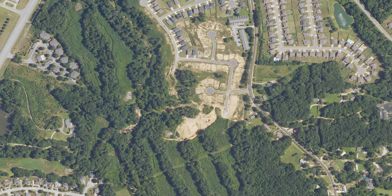 Satellite view of Auburn Links
