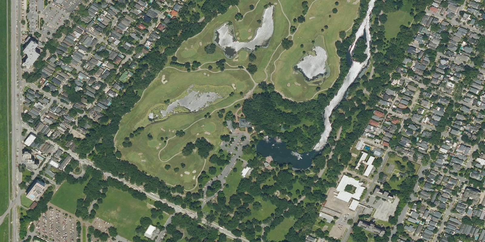 Satellite view of Audubon Park Golf Club