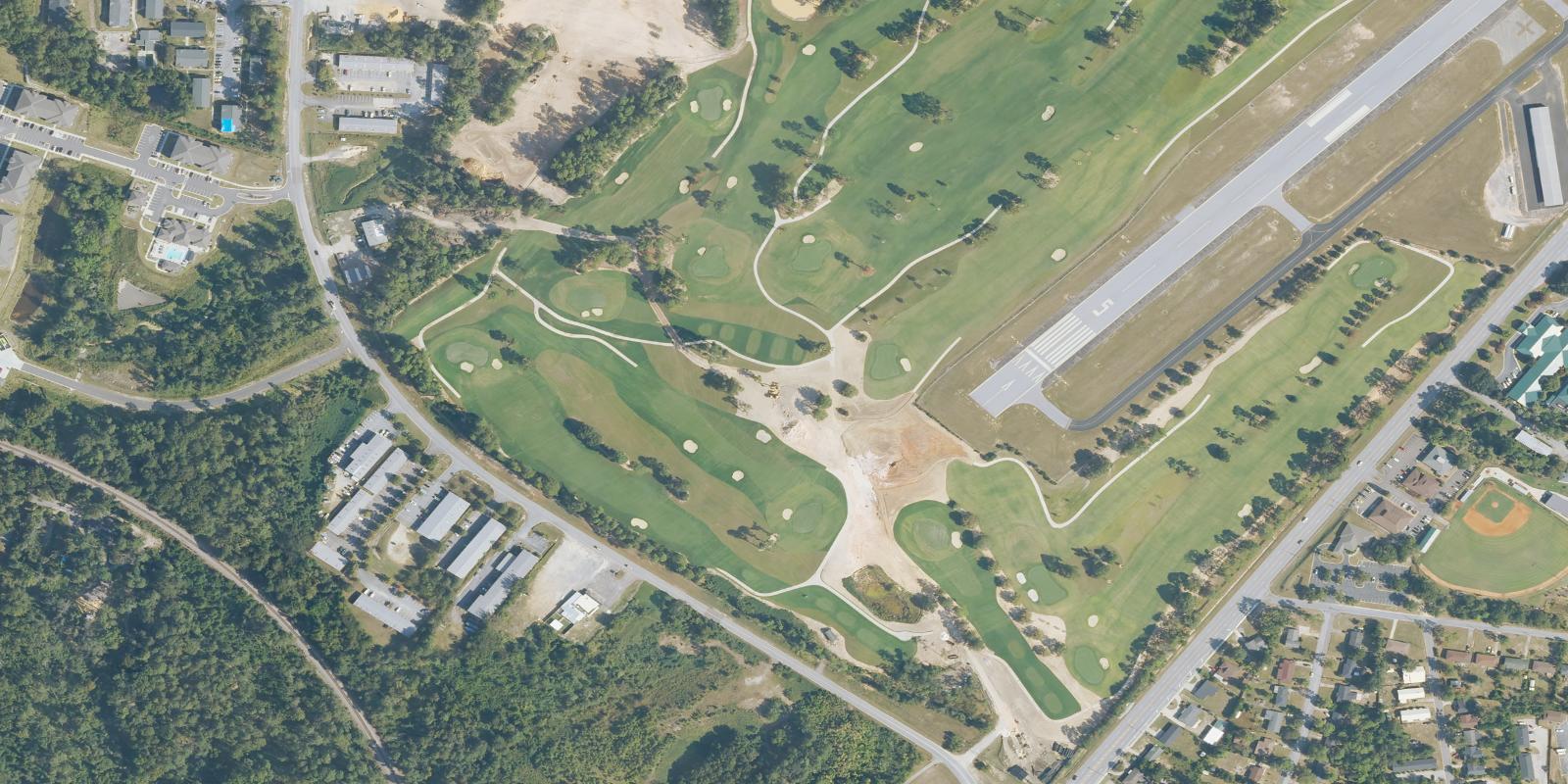 Satellite view of Augusta Municipal Golf Course