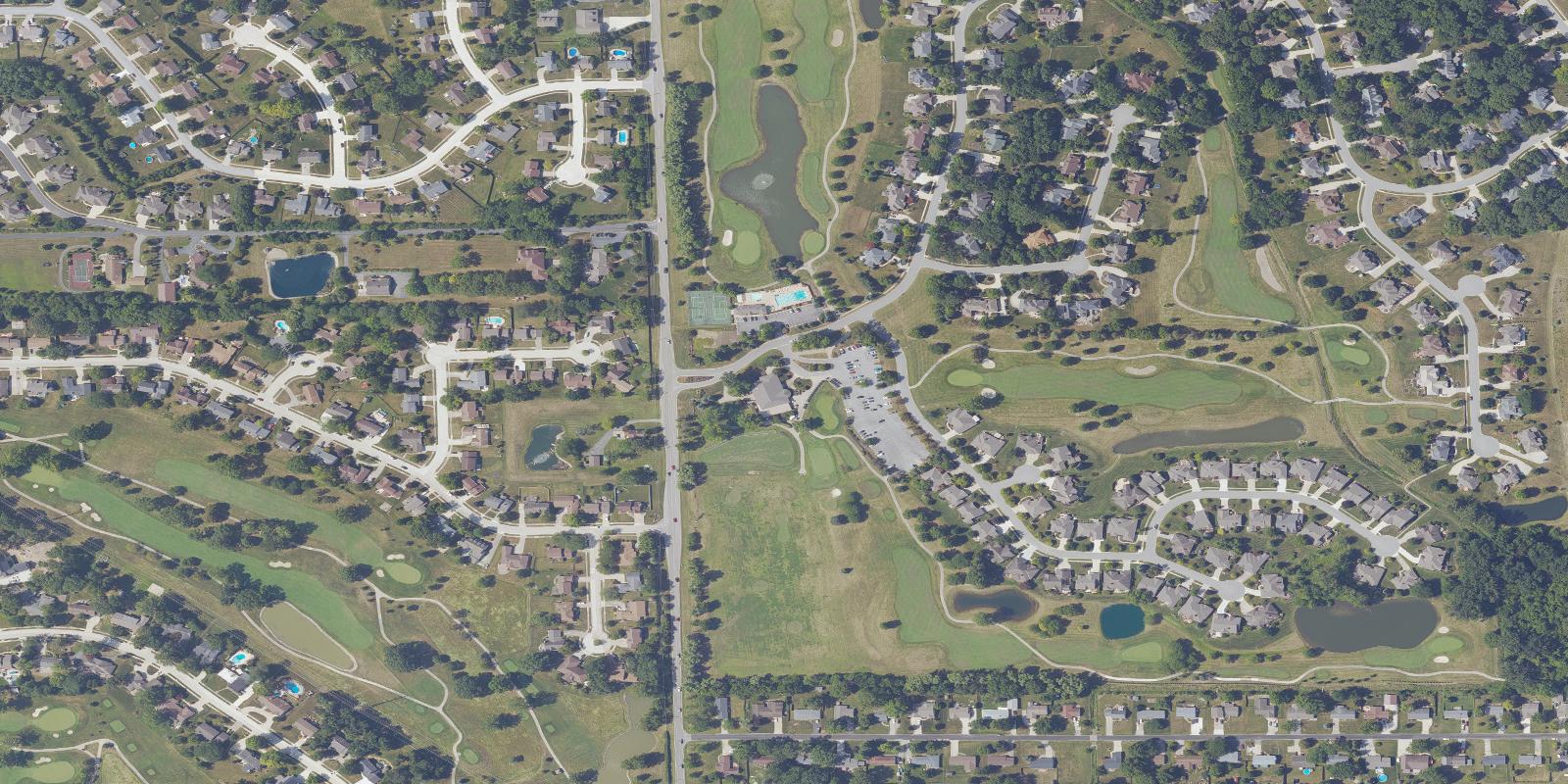 Satellite view of Autumn Ridge Golf Club
