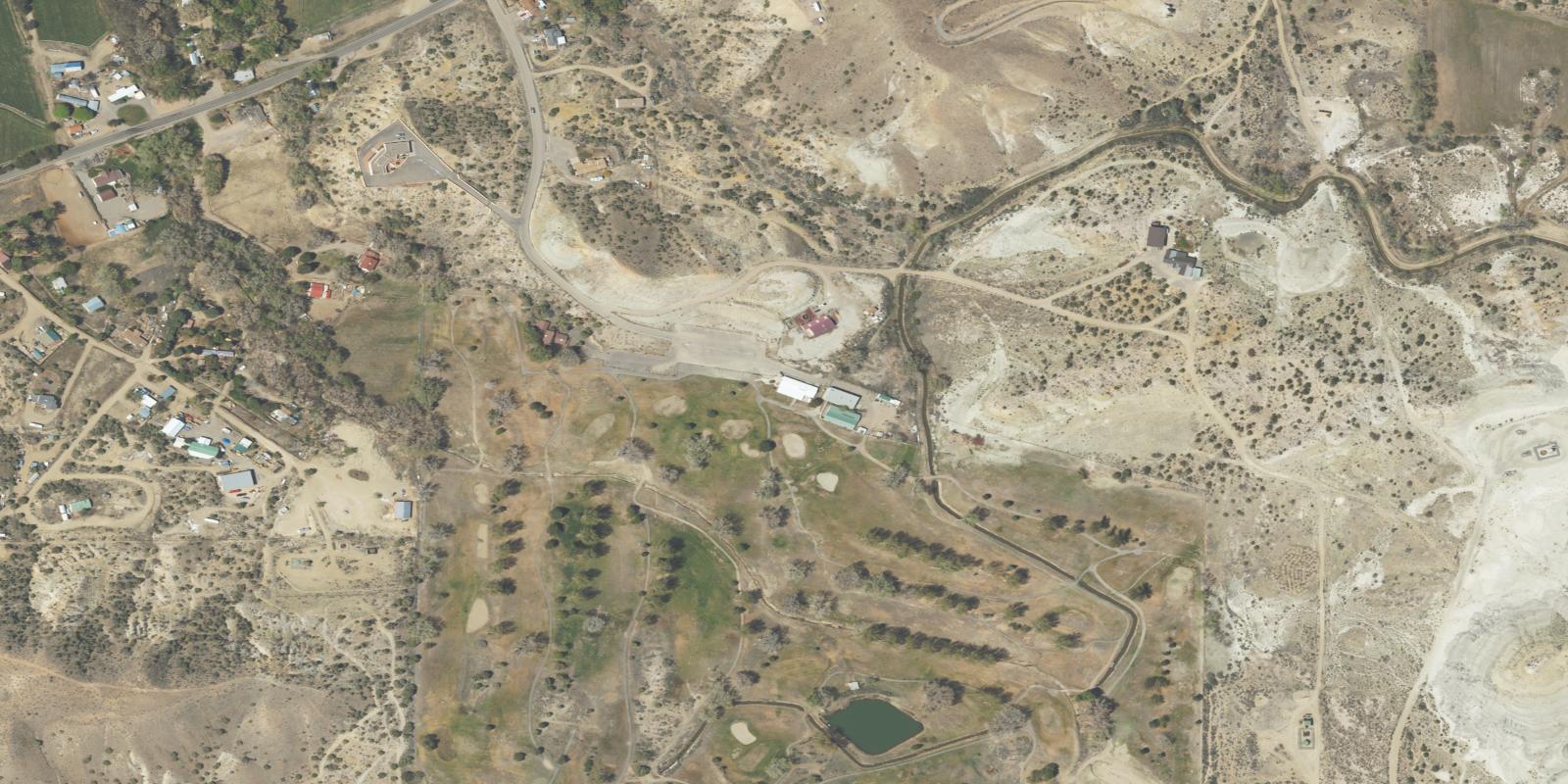 Satellite view of Aztec Municipal Golf Course