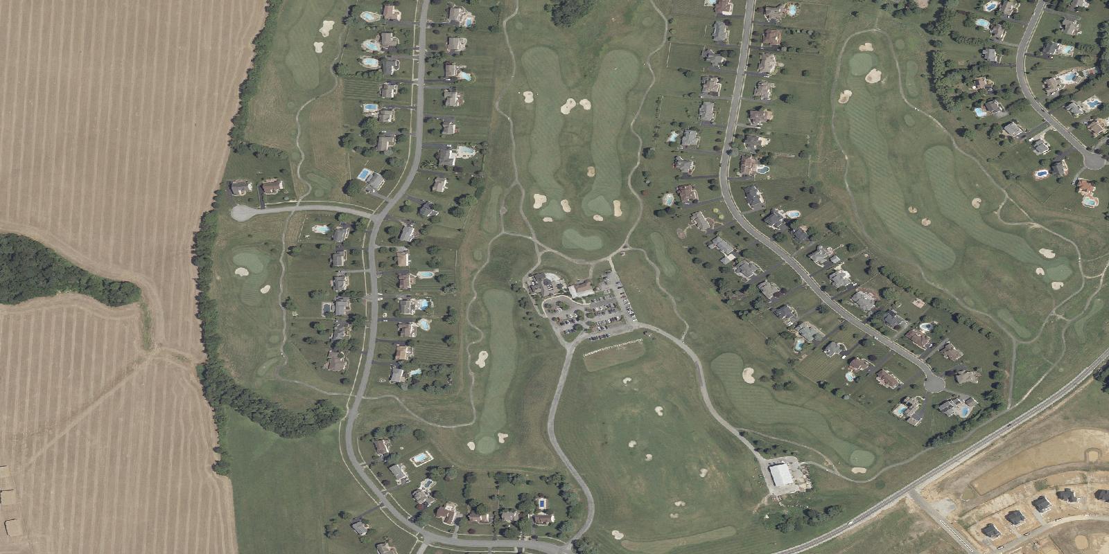 Satellite view of Back Creek Golf Club