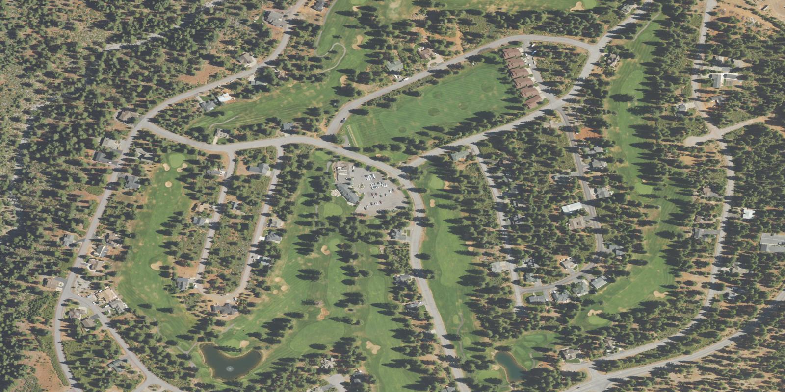 Satellite view of Bailey Creek Golf Course