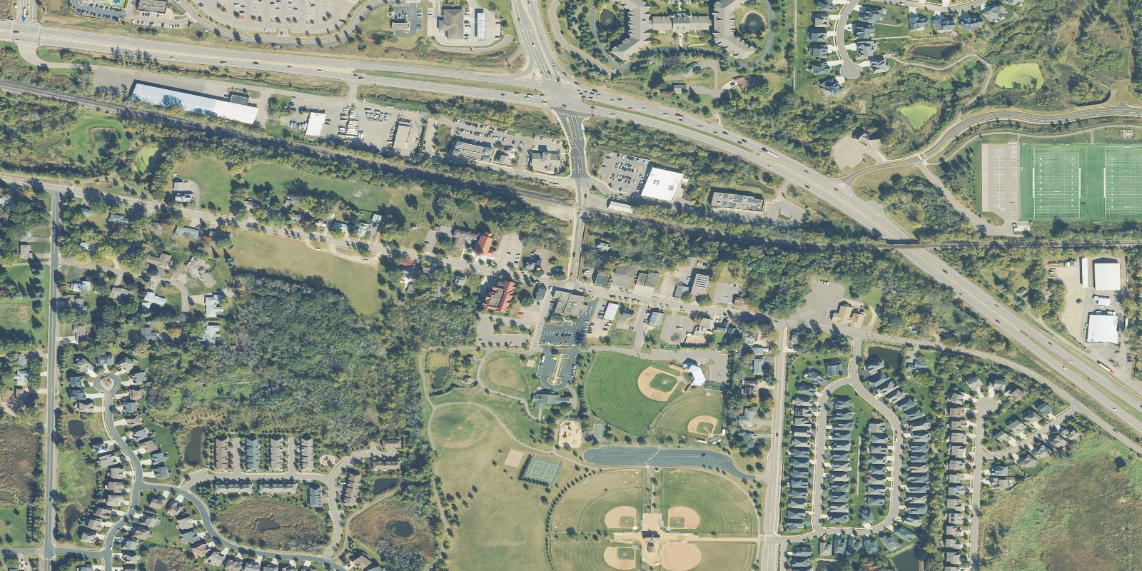 Satellite view of Baker National Golf Course