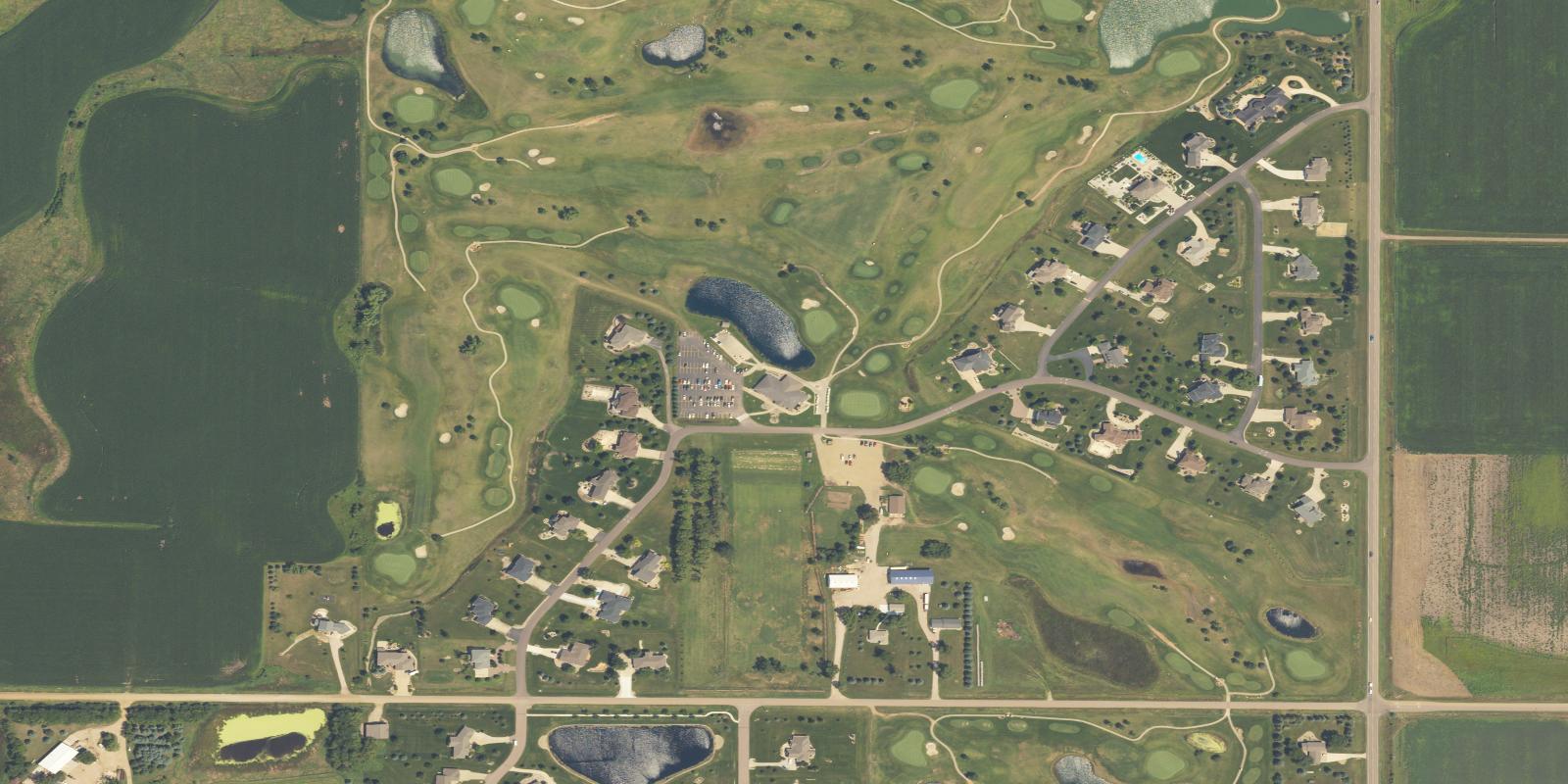 Satellite view of Bakker Crossing Golf Course