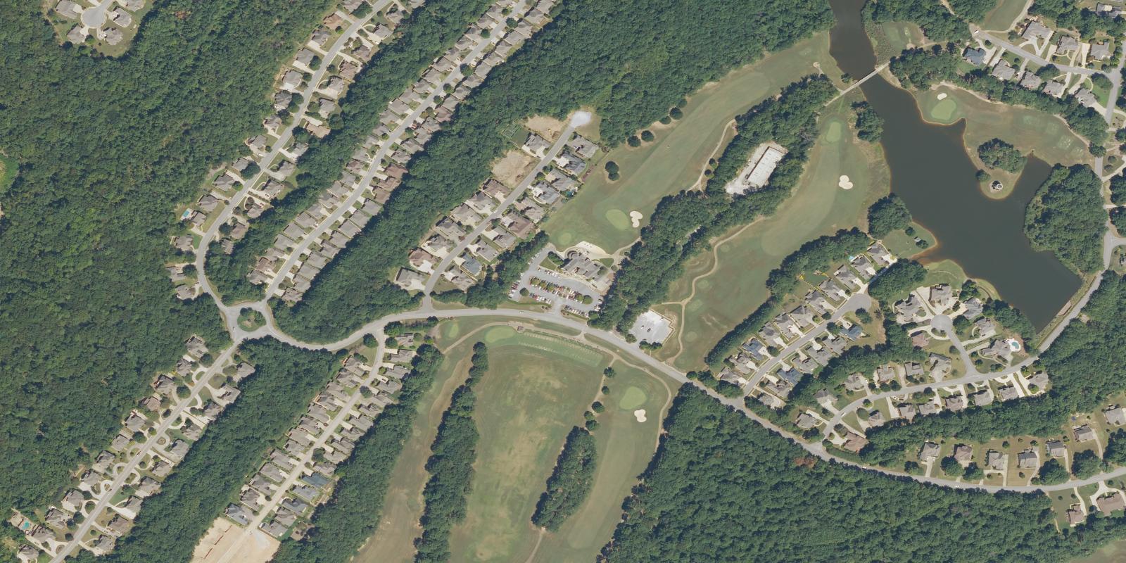Satellite view of Ballantrae Golf Club