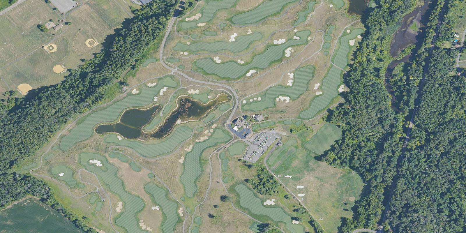 Satellite view of Ballyowen Golf Club