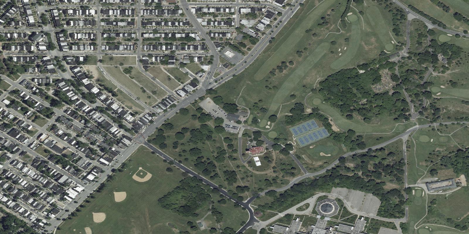 Satellite view of Baltimore Municipal Golf Corporation